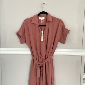 She + Sky Mauve Women Shorts Romper